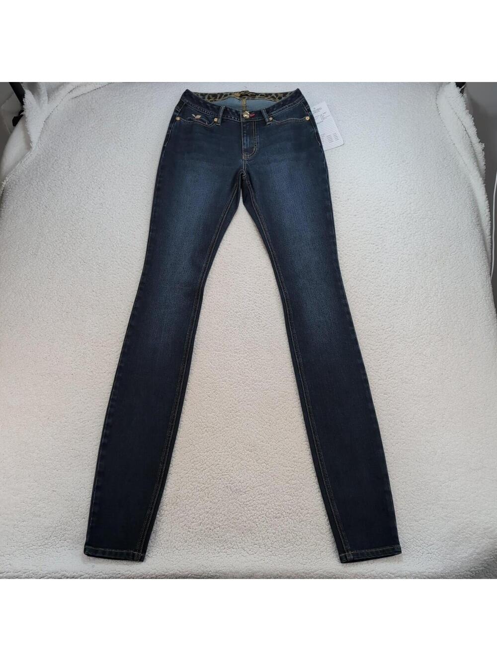 Apple Bottoms x Lato Jeans Women's 6 Skinny Stretch NWT Dark Wash